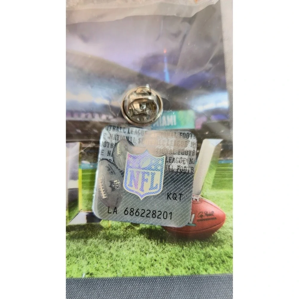 NFL Super Bowl LIV Teammate Pin Miami 2/2/20 Fans First Official NFL 100